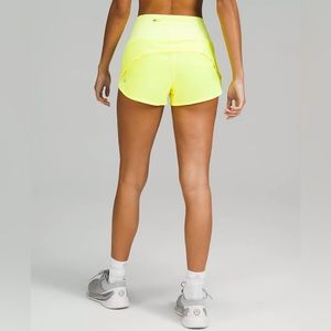 Speed Up High-Rise Lined Short 2.5"
Color: Highlight Yellow
Size: 4